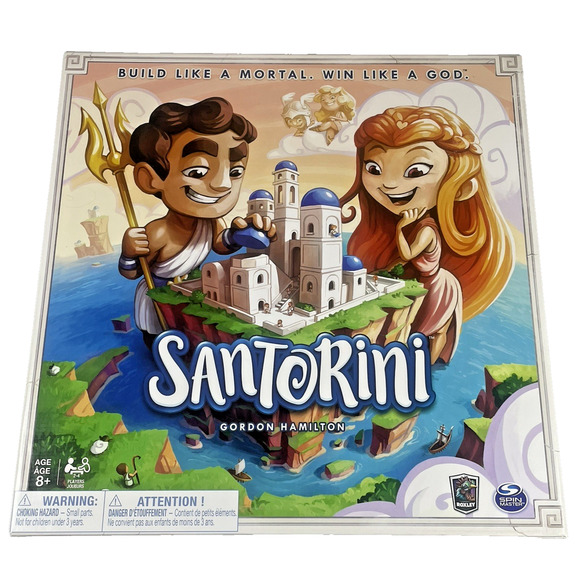 Santorini Strategy Board Building Game Spin Master 2-4 Players Age 8+ COMPLETE - Picture 1 of 5